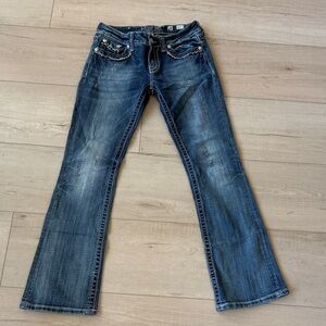 Miss Me boot cut jeans size 28